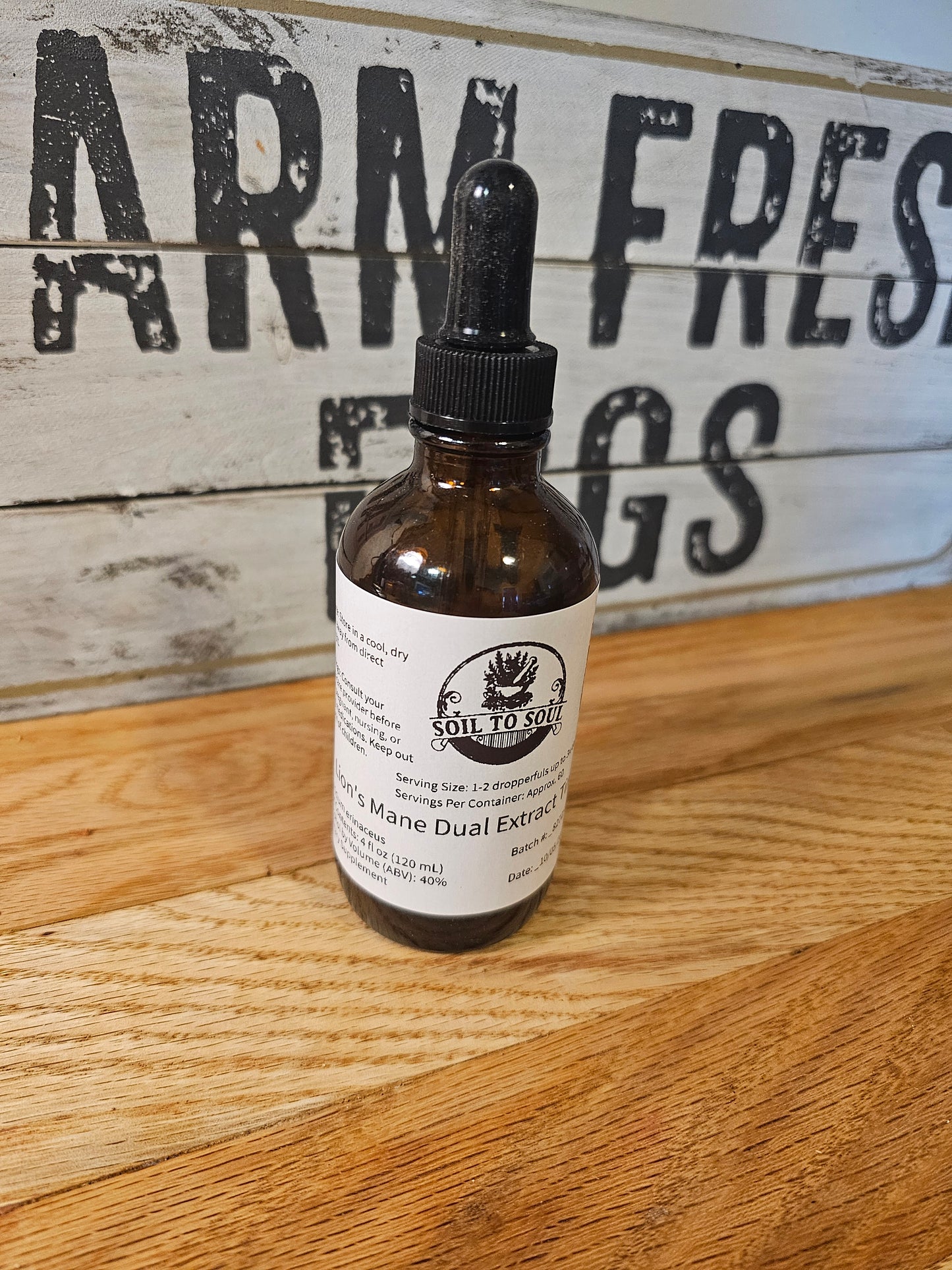 Lion's Mane Mushroom Dual Extract Tincture