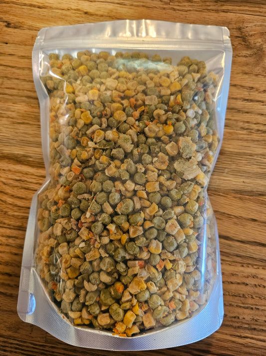 Freeze-Dried Peas and Corn-Seasoned