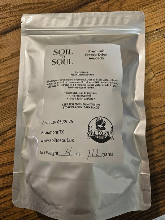 Premium Freeze-Dried Avocado