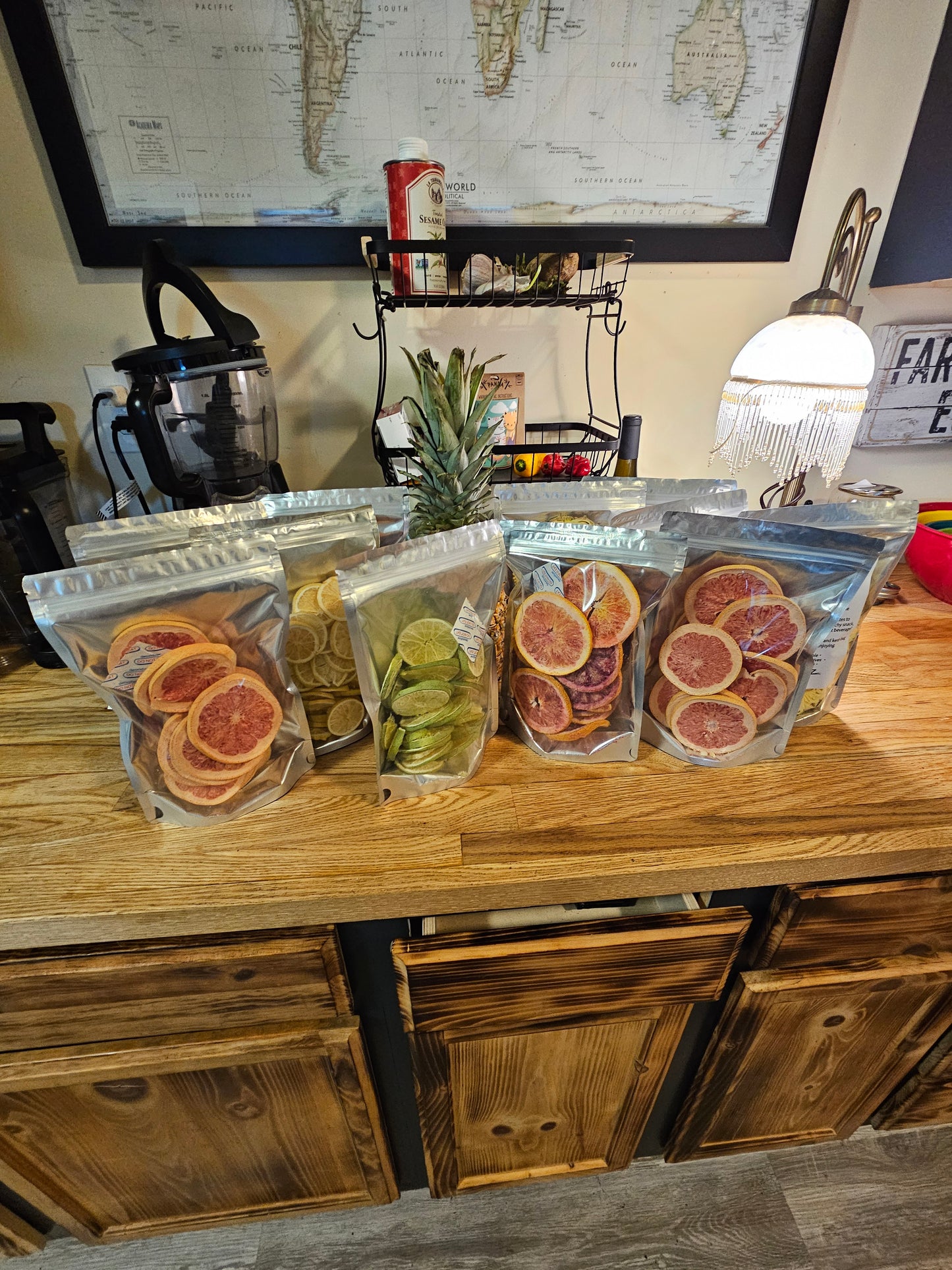 Premium Freeze-Dried Grapefruit Slices