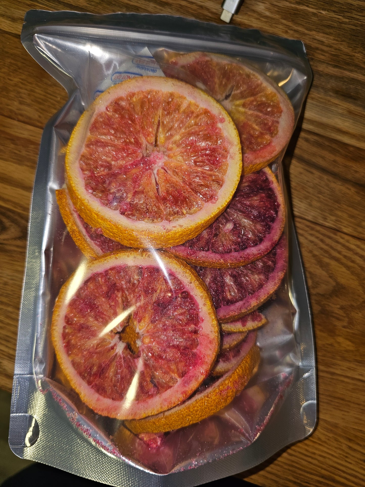 Premium Freeze-Dried Blood Orange Slices