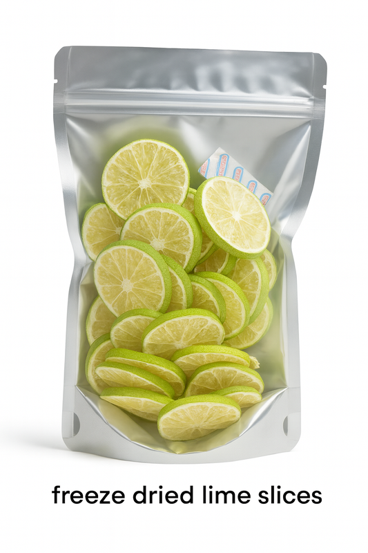 Premium Freeze-Dried Lime Slices