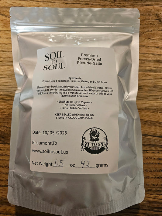 Premium Freeze-Dried Pico-de-Gallo