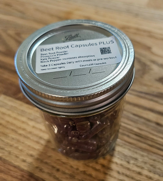 Beet Root Capsules PLUS!