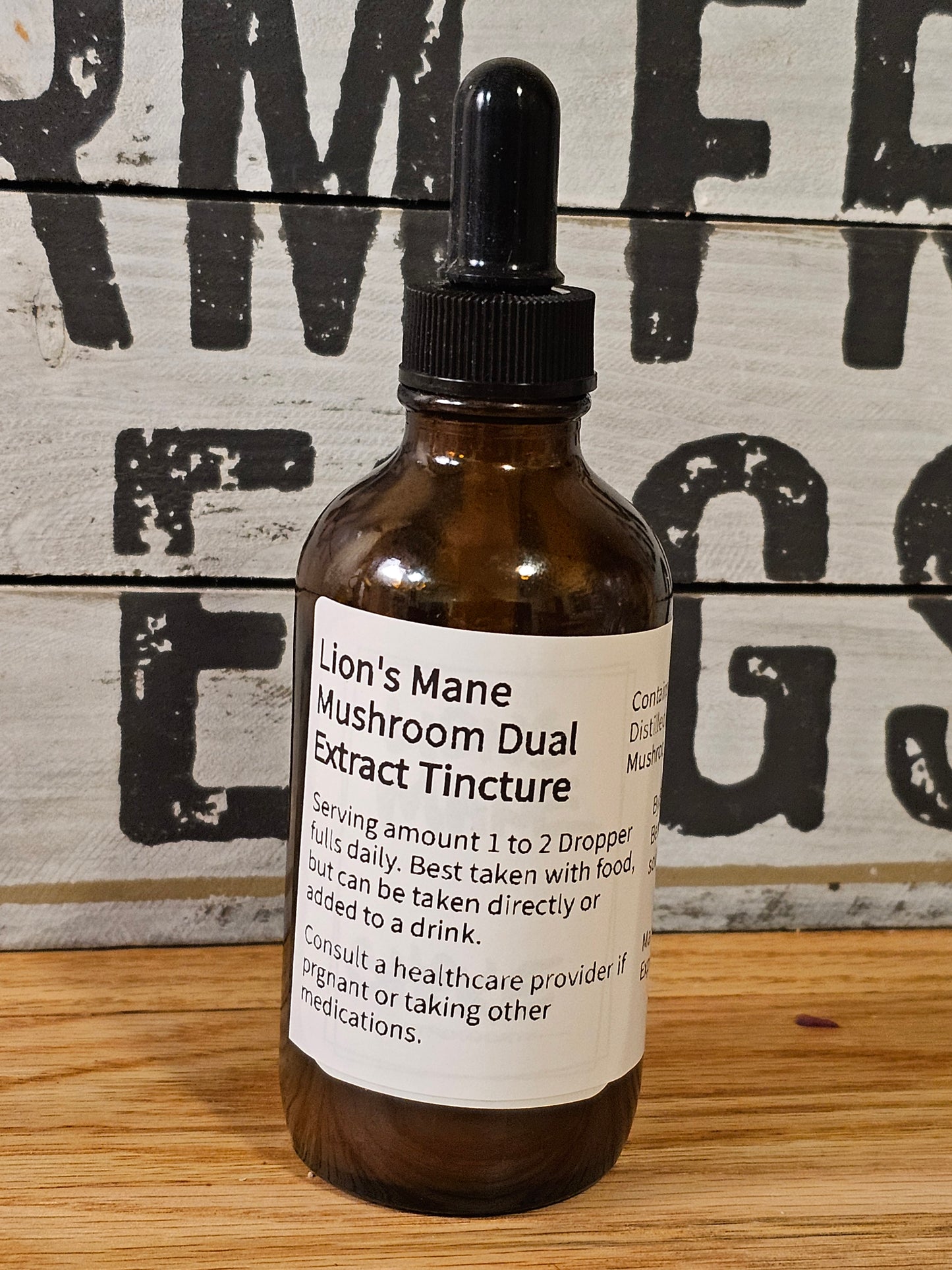 Lion's Mane Mushroom Dual Extract Tincture