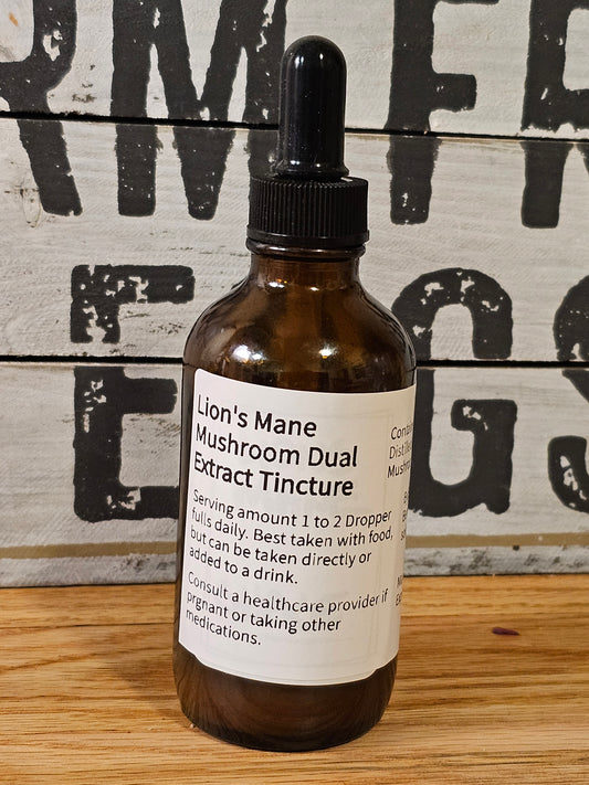 Lion's Mane Mushroom Dual Extract Tincture